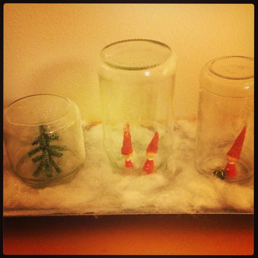 Elf Snow Globes