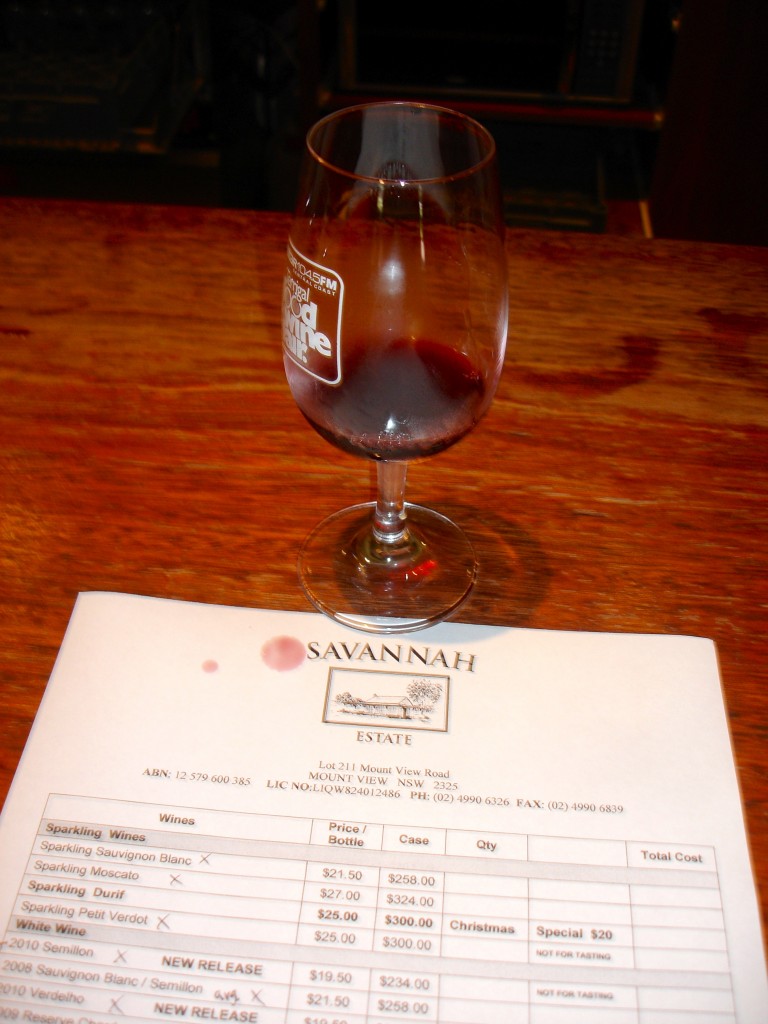 Hunter Valley Wine Glass