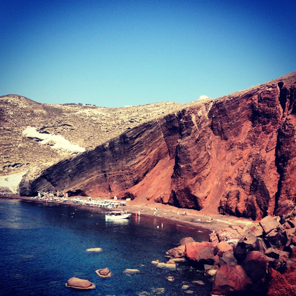 Red Beach Santorini