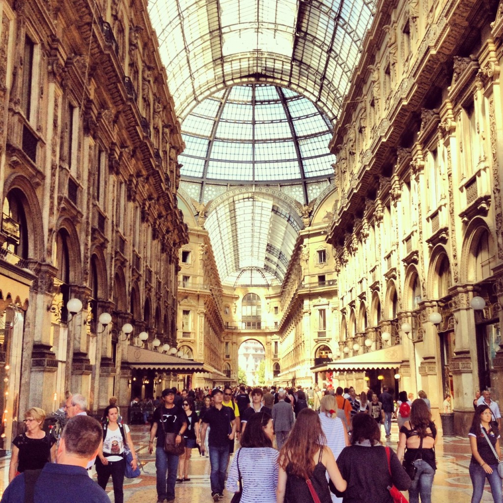 shopping in Milan, mall in Milan