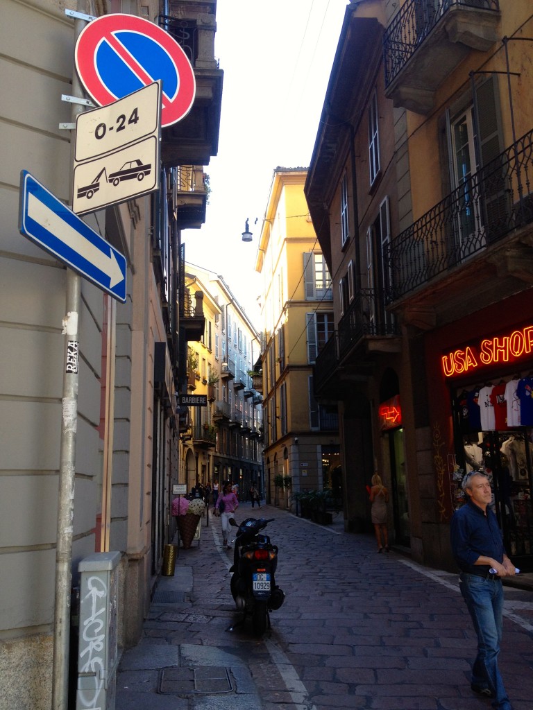 Milan, streets in Milan