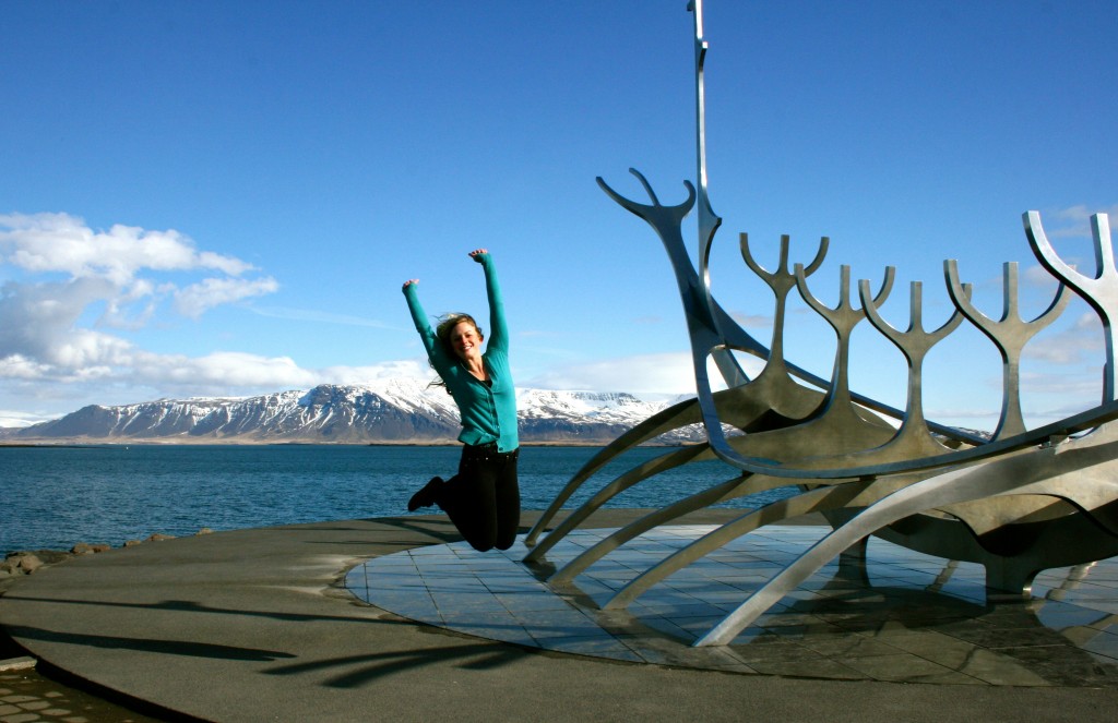 Iceland, Reykjavik, Sun Voyager, Mt. Esjan