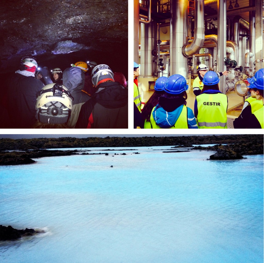 caving, The Blue Lagoon, Geothermal Plant in Iceland