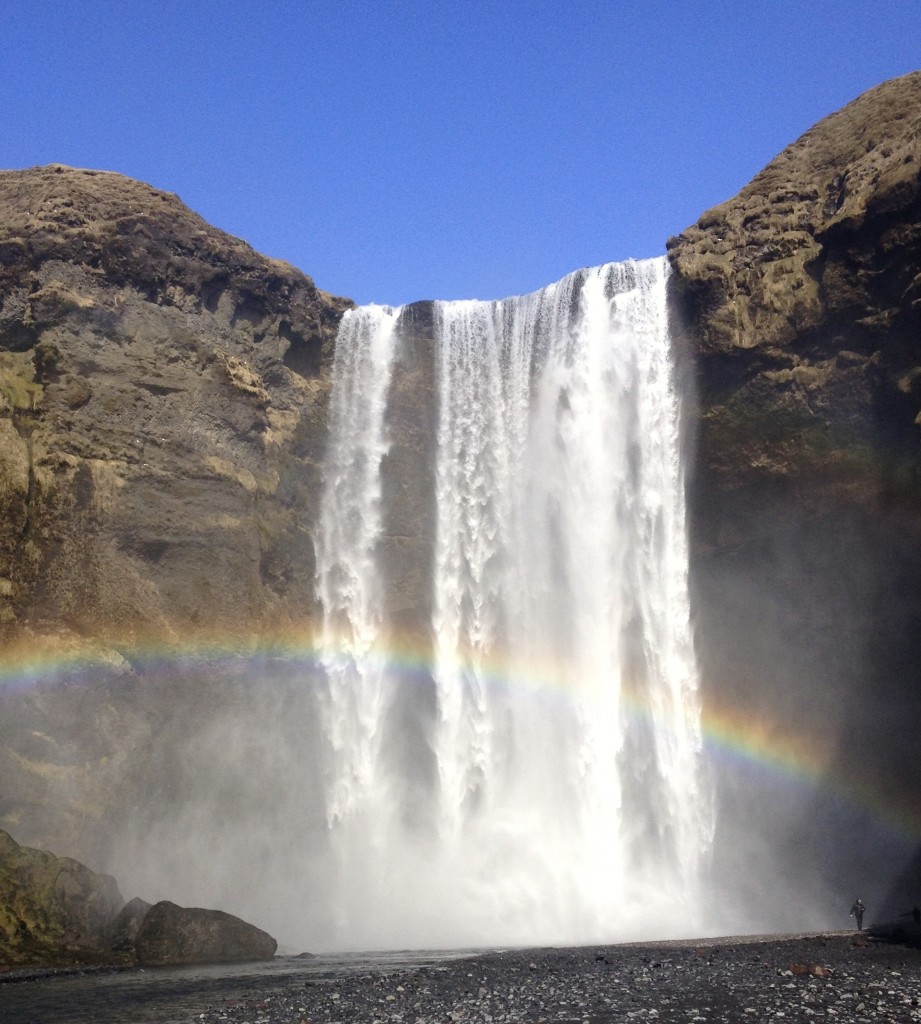 Waterfall in Iceland