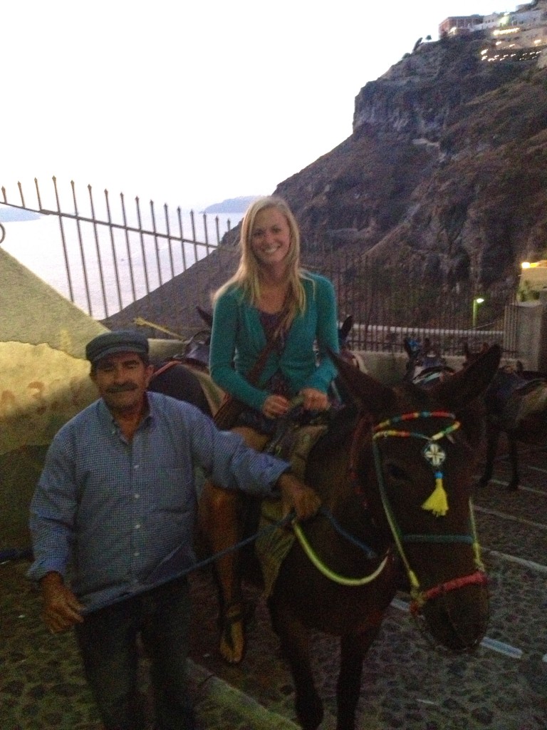 Santorini, Donkey ride
