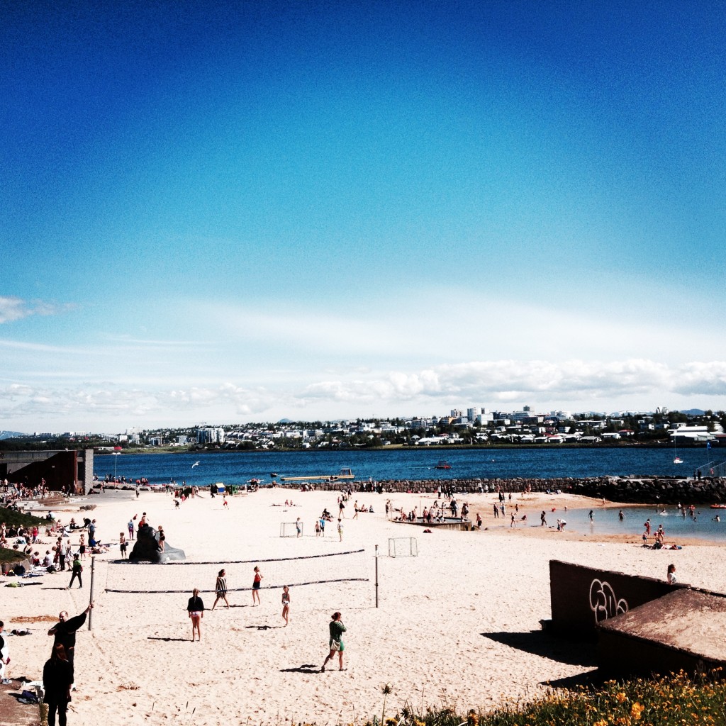 Beach in Reykavik 
