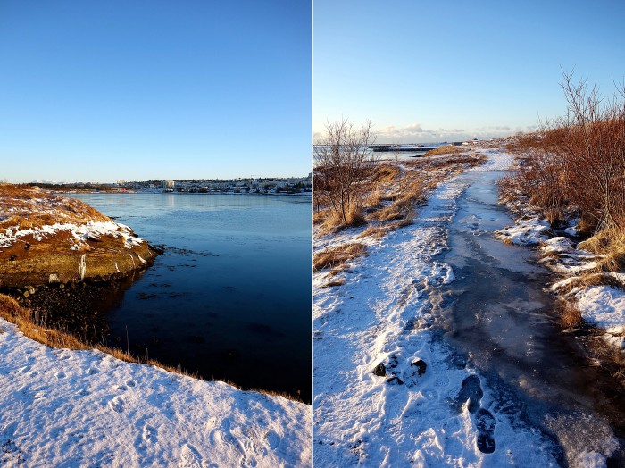 Walk by the sea, Reykjavik 