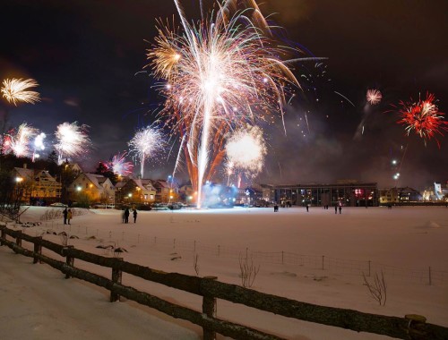 New Years Eve in Reykjavik, Iceland