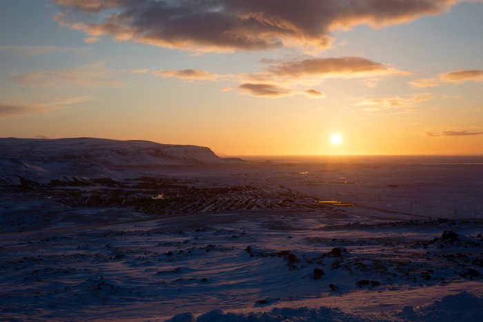 Winter Sunrise in Iceland