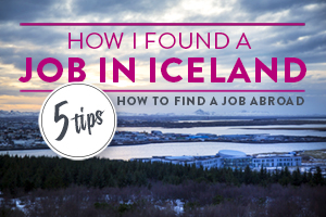 How I found a job in Iceland
