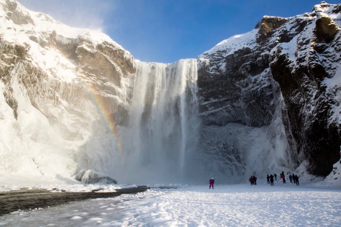 Waterfalls South of Iceland